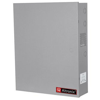 Altronix Enclosure, 18"H x 14.5"W x 4.625"D, Grey, 19 Gauge, Indoor