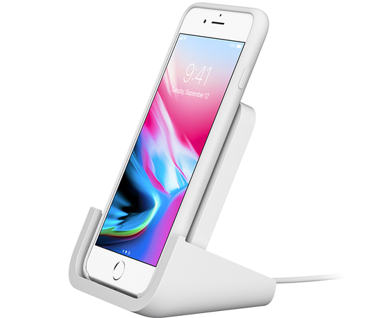 POWERED WHITE WRLS CHARGE STAND