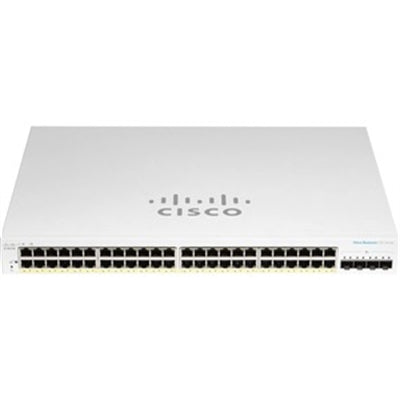 CISCO CBS220 SMART 48-PORT GE, POE, 4X10G SFP+