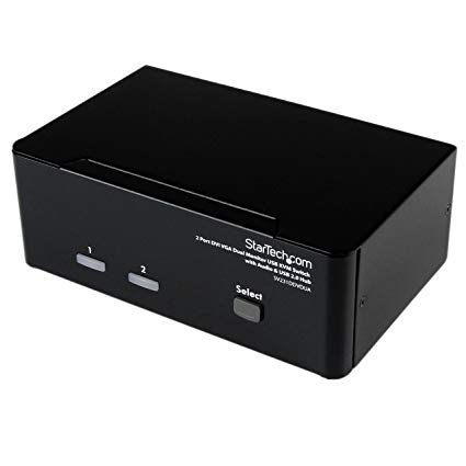 2 Port Dual VGA USB KVM Switch