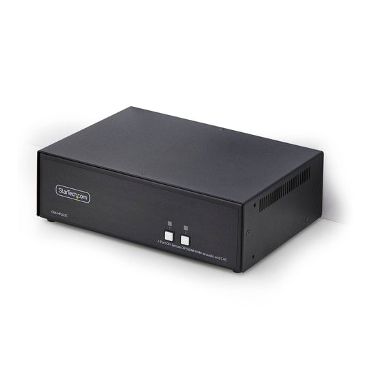 StarTech SECURE 2-PORT DUAL-MONITOR KVM NIAP 4.0 CAC US BUILT