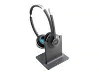 CISCO 562 Wireless Dual Headset, Standard Base - Over-Ear - Earpiece bandwidth:
