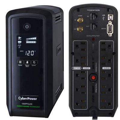Cyberpower Sine Wave, 10 Outlet, LCD, Serial/USB, 3Yr Wty