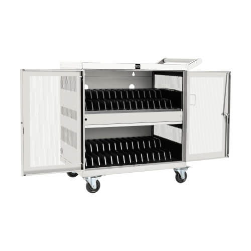 TRIPP 32PORT USB CHARGING CART STG STATION ANDROID TABLET WHITE