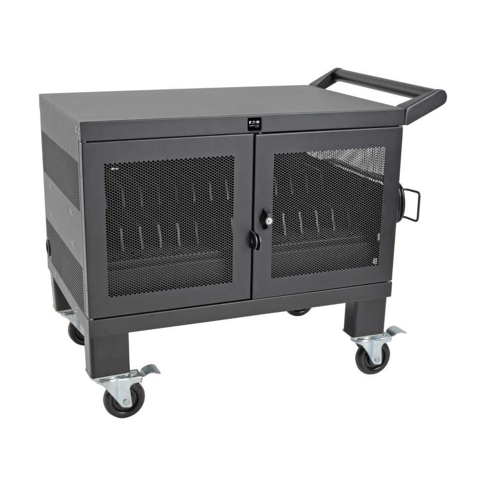 TRIPP Mobile Cart Conversion Kit with Handle, Casters and Power Cord Manager for 16-De