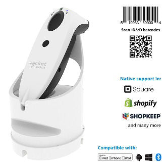 SocketScan S720 Linear Barcode/QR White