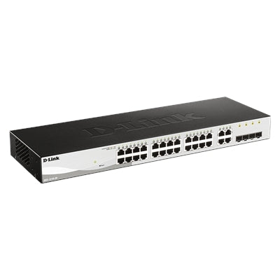 D WebSmart 24-Port Gigabit Switch with 4 SFP