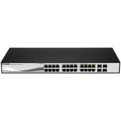 D WebSmart 24-Port Gigabit PoE Switch with 4 SFP