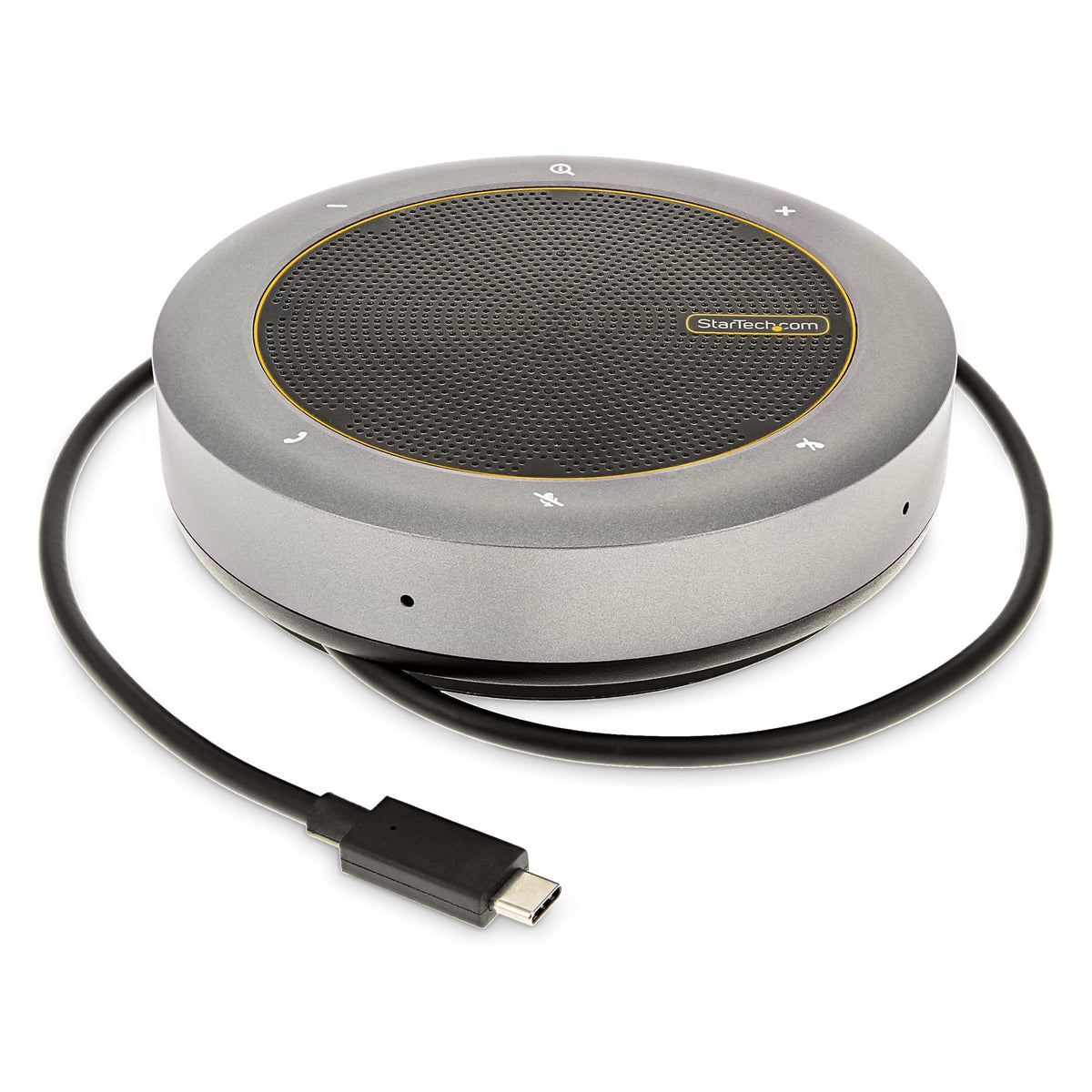 STARTECH USB-C Speakerphone Docking Station, Mini Portable Conference Speaker/Au