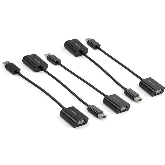 StarTech DISPLAYPORT TO VGA ADAPTER 1920X1200 MONITOR DONGLE 5PK