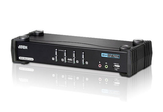 4-Port DVI KVMP with Audio