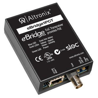 Altronix EBRIGE PLUS - ETHERNET/POE OVER COAX TRA