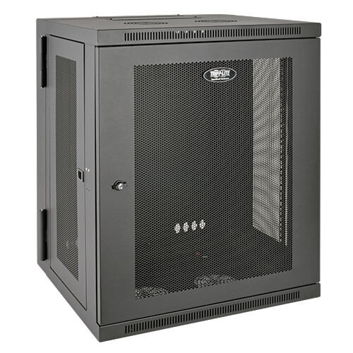 Half-Height Enclosure - 15U - Steel - Black - Unit Dimensions 77.04 x 59.99 x 54
