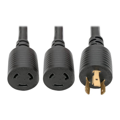 Tripp Lite series Power Extension Cord/Splitter, NEMA L6-20P to 2x NEMA L6-20R Y