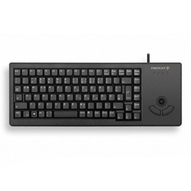 Cherry 15" Mini-Slim Trckbl Black USBInt 88Key,