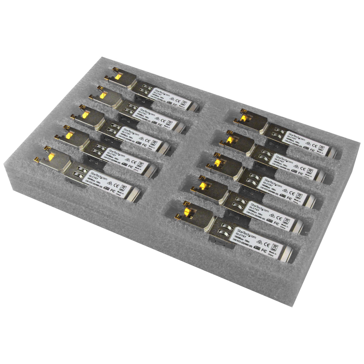 StarTech 10PK GIGABIT RJ45 COPPER S FP MODULES CISCO GLC-T COMPATIBLE