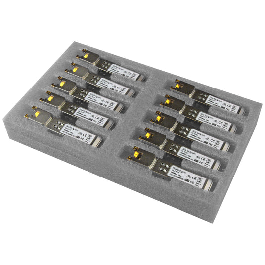 StarTech 10PK GIGABIT RJ45 COPPER S FP MODULES CISCO GLC-T COMPATIBLE