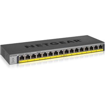 NETGEAR 16PORT UNMANAGED POE/POE+ GB ENET 76 WATT POWER STDALNE SWITCH