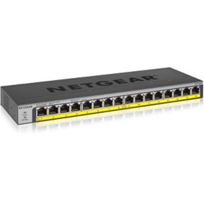 Netgear 16Port Unmanaged Poe/Poe+ Gb Perp Enet 183 Watt Pwr Stdalne Switch