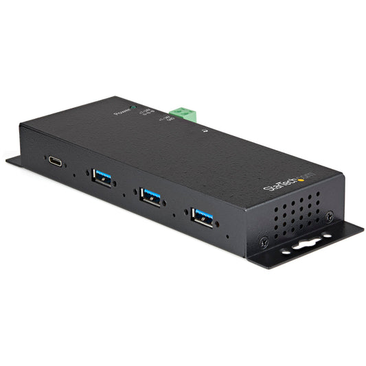 StarTech Industrial metal 4-Port USB-C hub SuperSpeed 10Gbps (USB 3.1/3.2 Gen 2) - 3x USB