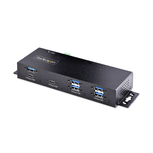 StarTech INDUSTRIAL USB 10GBPS HUB FOR LAPTOPS/DESKTOPS - USB CHARGING