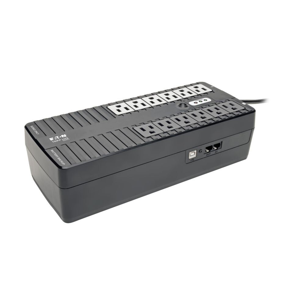 TRIPP INTERNET OFFICE 750VA STANDBY UPS 120V 8OUT USB TEL 100K INS