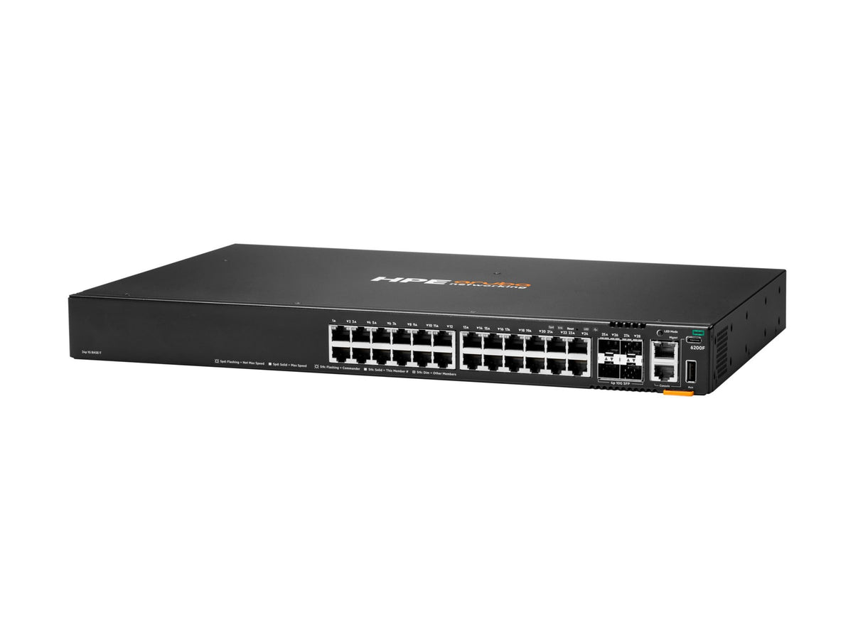 Hewlett HPE ANW 6200F 24G 4SFP+ SW US en