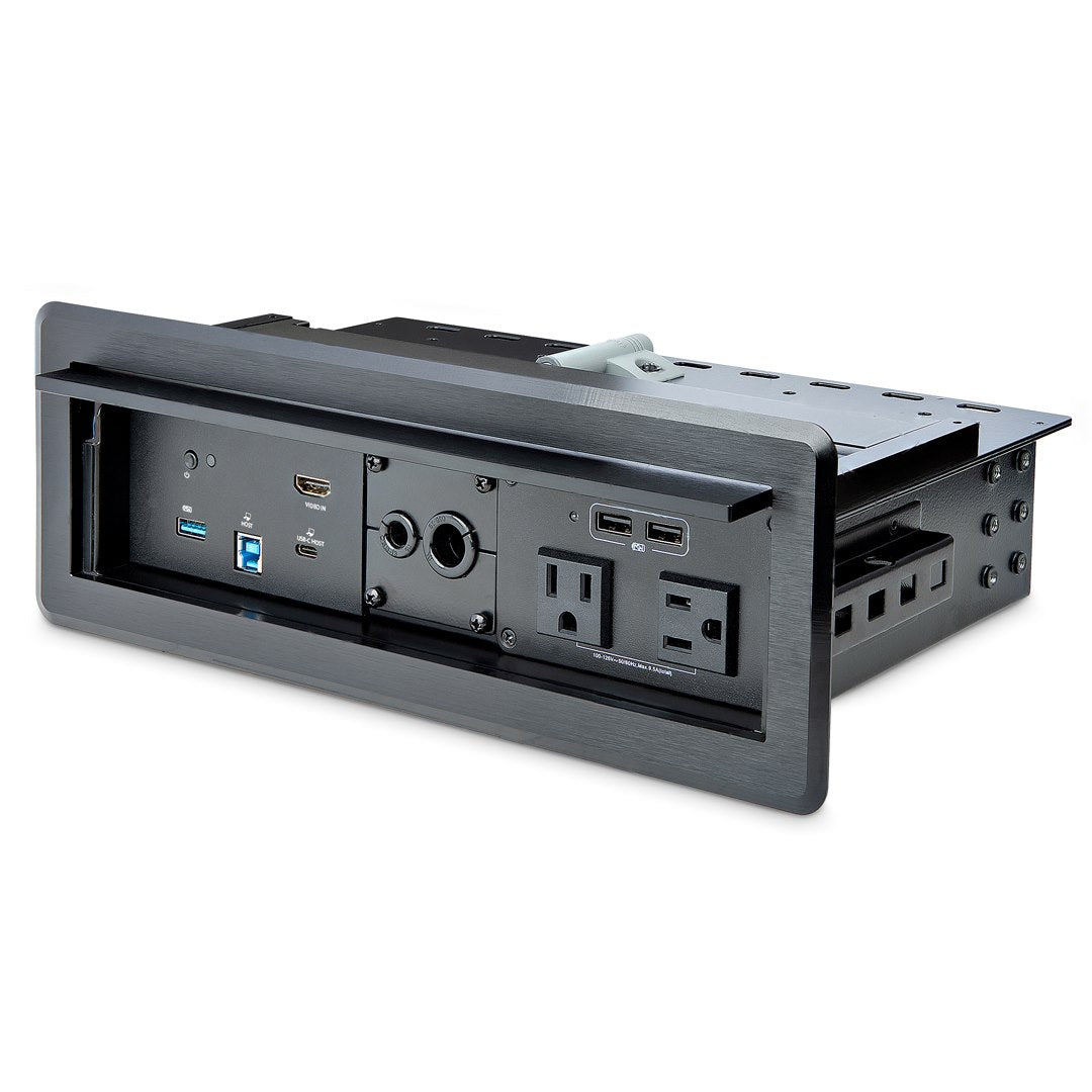 StarTech In-desk/table universal docking station w/ auto host switching for USB-C/TB3 or