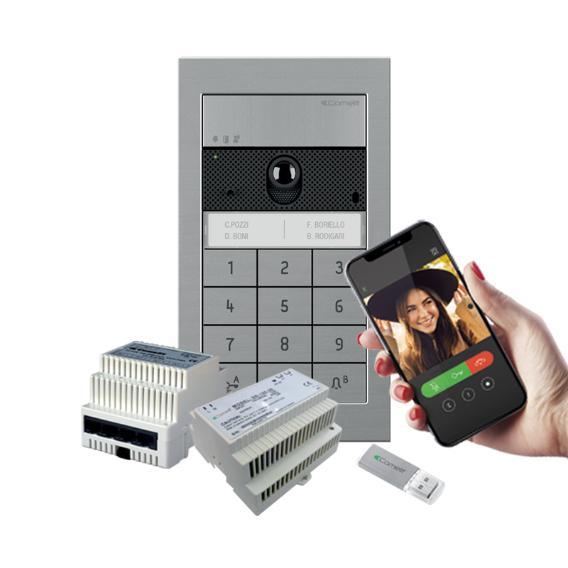Comelit Ultra 1 Pb With Keypad And Gateway