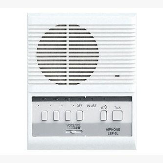 Aiphone LEF-3 W/SELECT DOOR RLS ADD 1RY-PA PER D