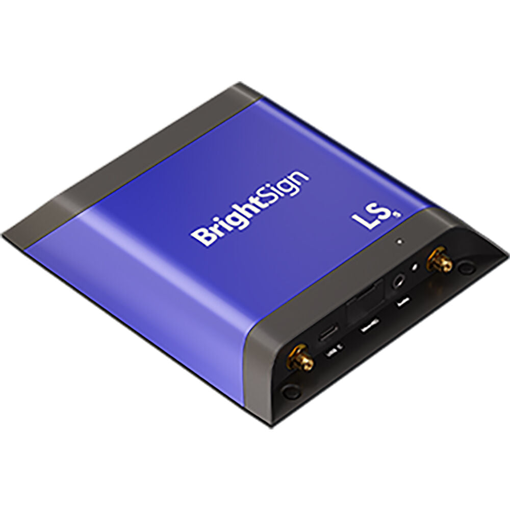 BRIGHTSIGN BRIGHTSIGNOS ENABLED MEDIA PLAYER. SINGLE UHD VIDEO DECODE. USB-C, AN