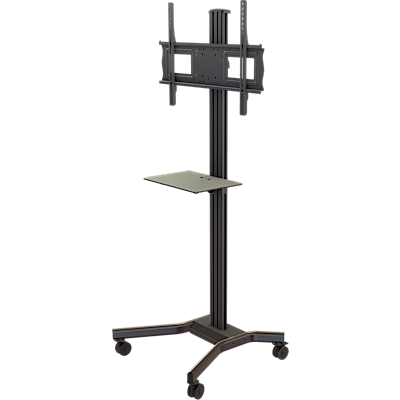 Crimson M631 Mobile Cart With Metal Shelf (37-70in)