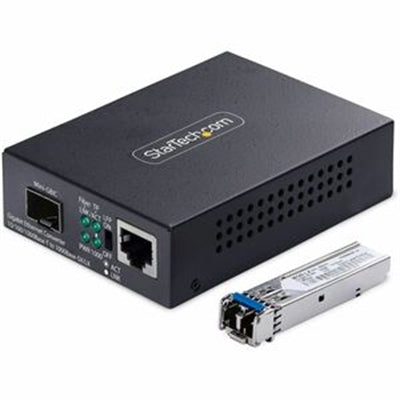 Startech SM LC Fiber Media Converter