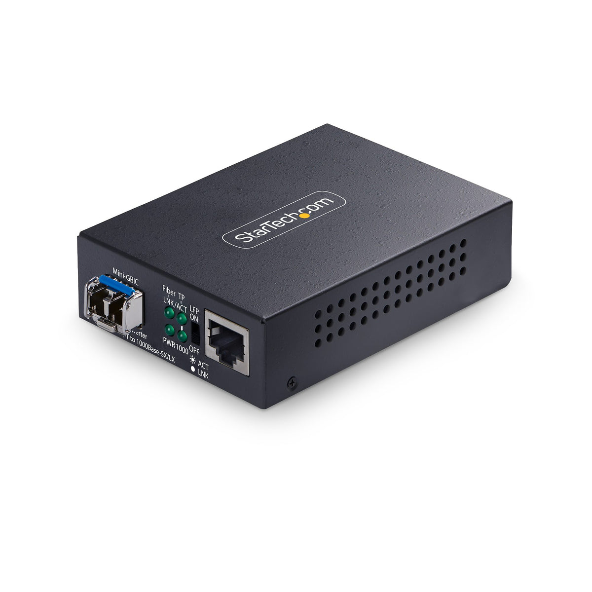 STARTECH GIGABIT ETHERNET COPPER-TO-FIBER MEDIA CONVERTER, SM LC, 40KM, 10/100/1