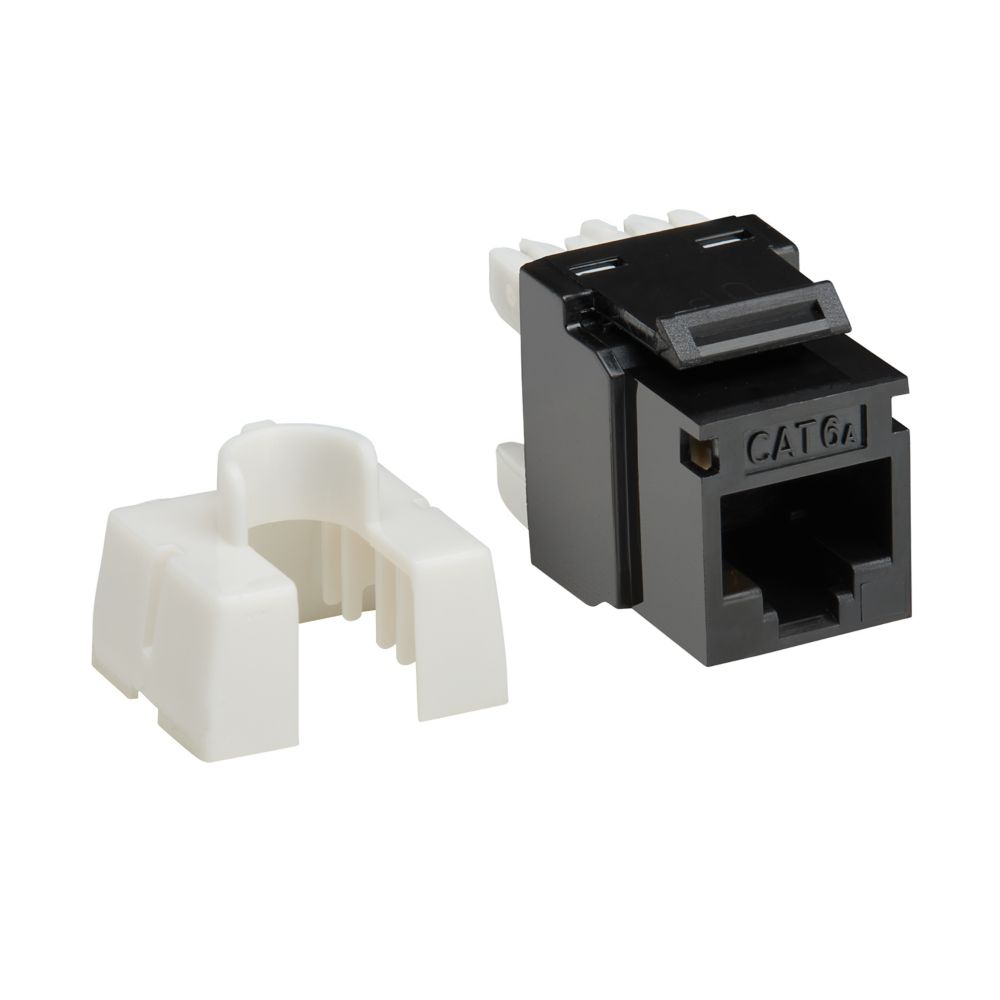 TRIPPLITE CAT6 KEYSTONE JACKS 10 PACK 4PPOE BLACK