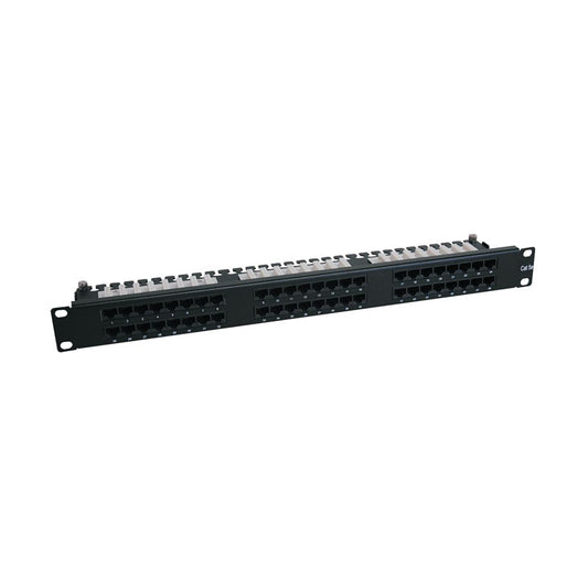 TRIPP 48-Port 1U Rack-Mount Cat6/Cat5 High Density 110 Patch Panel, 568B, RJ45 Etherne