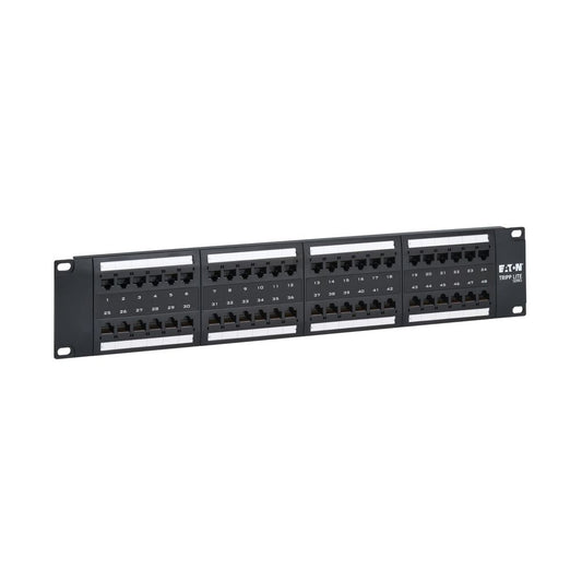 TRIPPLITE CAT6 PATCH PANEL 48-PORT 4PPOE RJ45 2URM