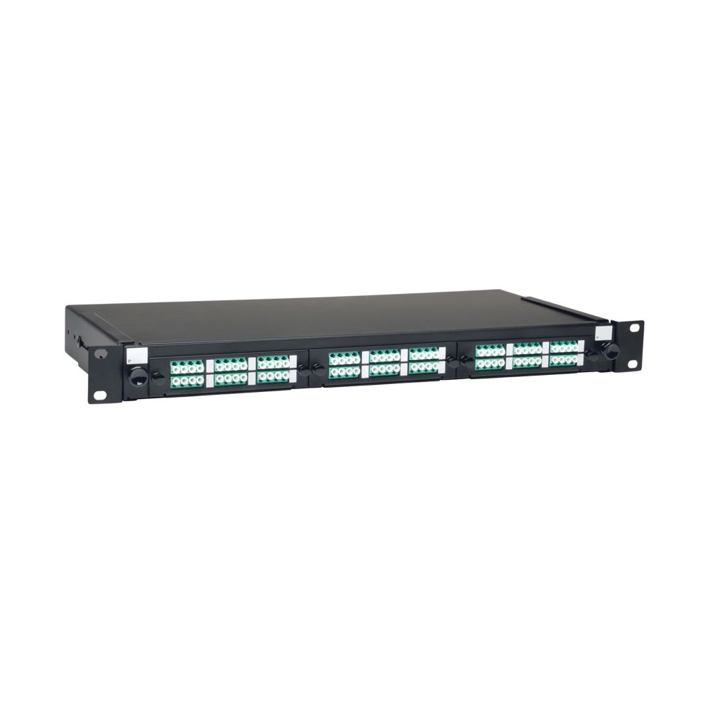 TRIPP 36-Port LC/LC Rackmount Fiber Enclosure Feed Through Patch Panel 1U