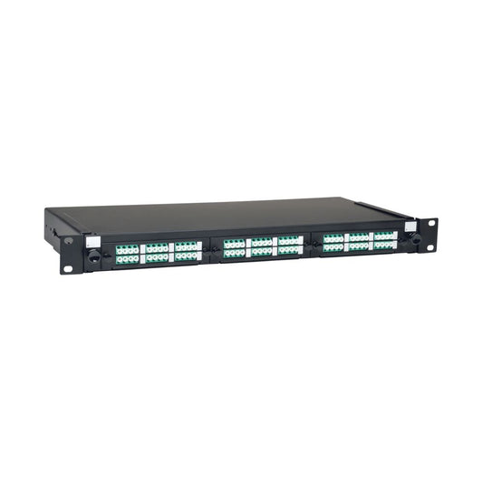 TRIPP 36-Port LC/LC Rackmount Fiber Enclosure Feed Through Patch Panel 1U