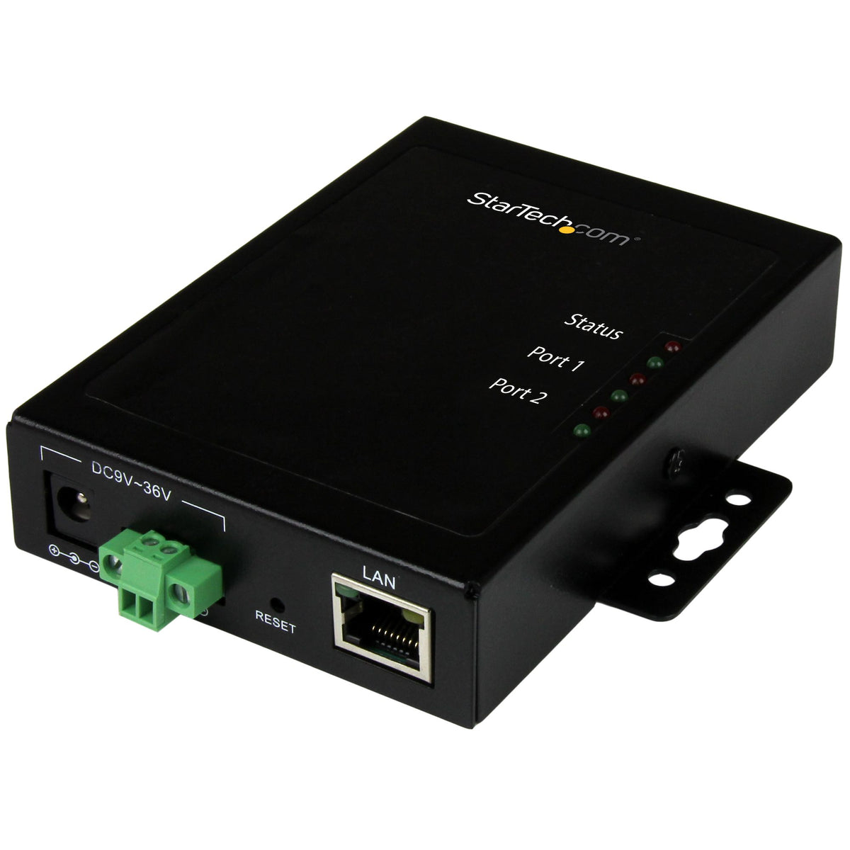StarTech 2PORT SERIAL DEVICE SVR MOUNTABLE METAL SERIAL-OVER-IP