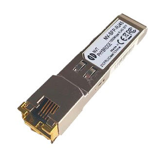 SFP to RJ45 for Cat5e, RJ-45 connector
