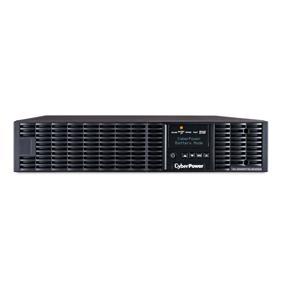 CYBER 3KVA ONLINE UPS 2U SINE LCD 200-240V RMCARD205 RT 3YR WTY