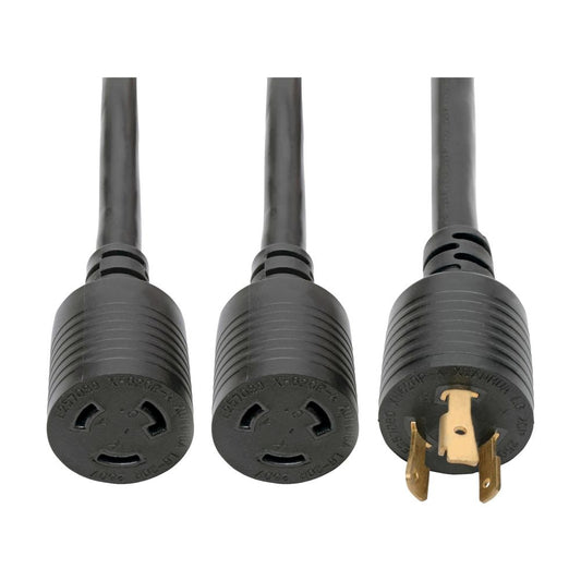 Tripp Lite series Power Extension Cord/Splitter, NEMA L6-20P to 2x NEMA L6-20R Y