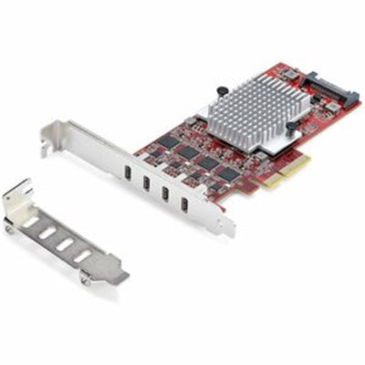 StarTech 4-PORT USB TYPE-C PCIE CARD - USB-C 3.2 10GBPS PCI EXPRESS TAA