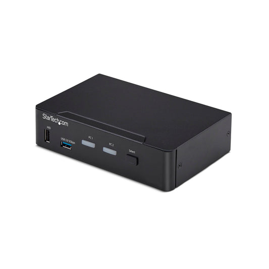 STARTECH 2-PORT DISPLAYPORT KVM SWITCH, 4K 60HZ, DP 1.2, HDCP 1.4, EDID MANAGEME