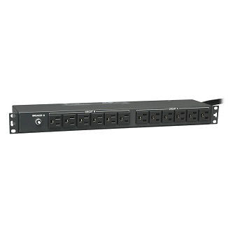 TRIPP 2.9kW Single-Phase 120V Basic PDU, 24 NEMA 5-15R Outlets, NEMA L5-30P Input, 15