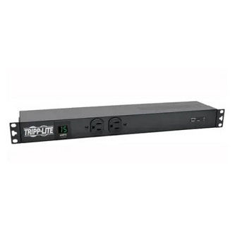 Tripp Lite series 1.5kW Single-Phase Local Metered PDU + ISOBAR Surge Suppressio