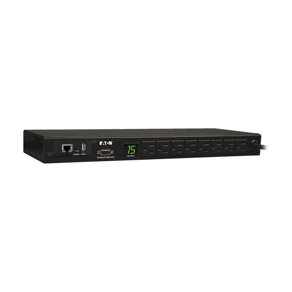 TRIPP Eaton 1.4kW Single-Phase Monitored PDU with LX Platform Interface, 120V Outlets