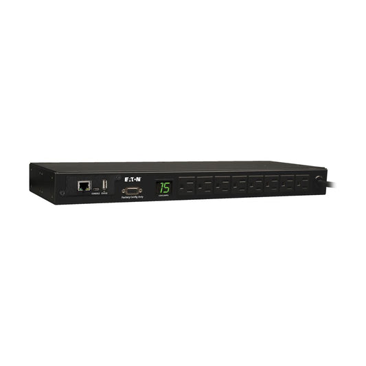 TRIPP Eaton 1.4kW Single-Phase Monitored PDU with LX Platform Interface, 120V Outlets
