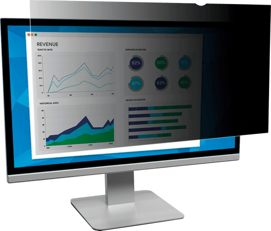 3M Privacy Filter for 31.5 Widescreen Monitor (16:9) - Limited 1-year warranty -